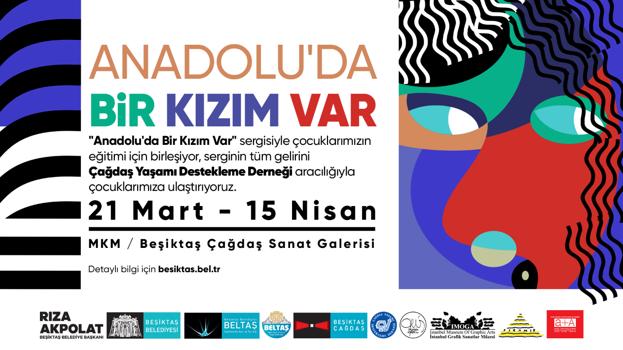 Beşiktaş'ta Anadolu'da Bir Kızım Var bağış sergisi düzenlenecek