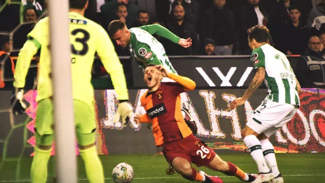 Konyaspor Galatasaray'a dur dedi: Galibiyet serisi sona erdi