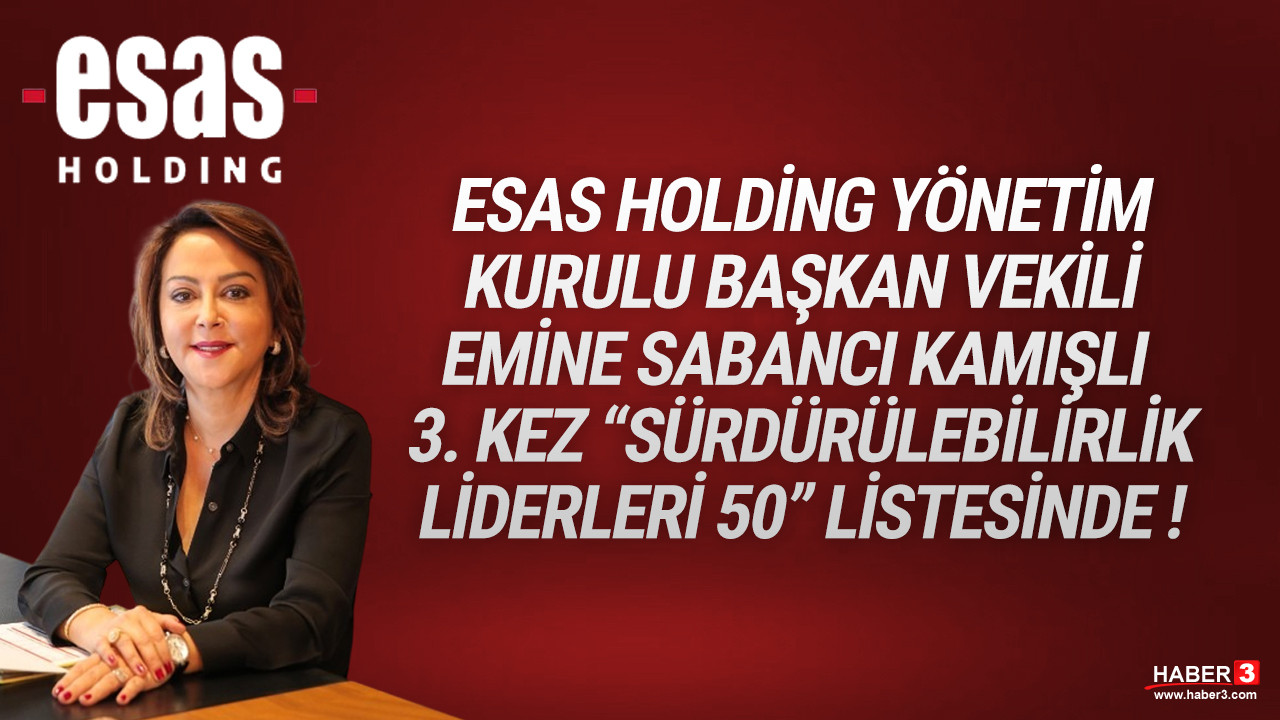 Türk iş kadını Emine Sabancı Kamışlı 3. kez Sürdürülebilirlik Liderleri 50 listesine