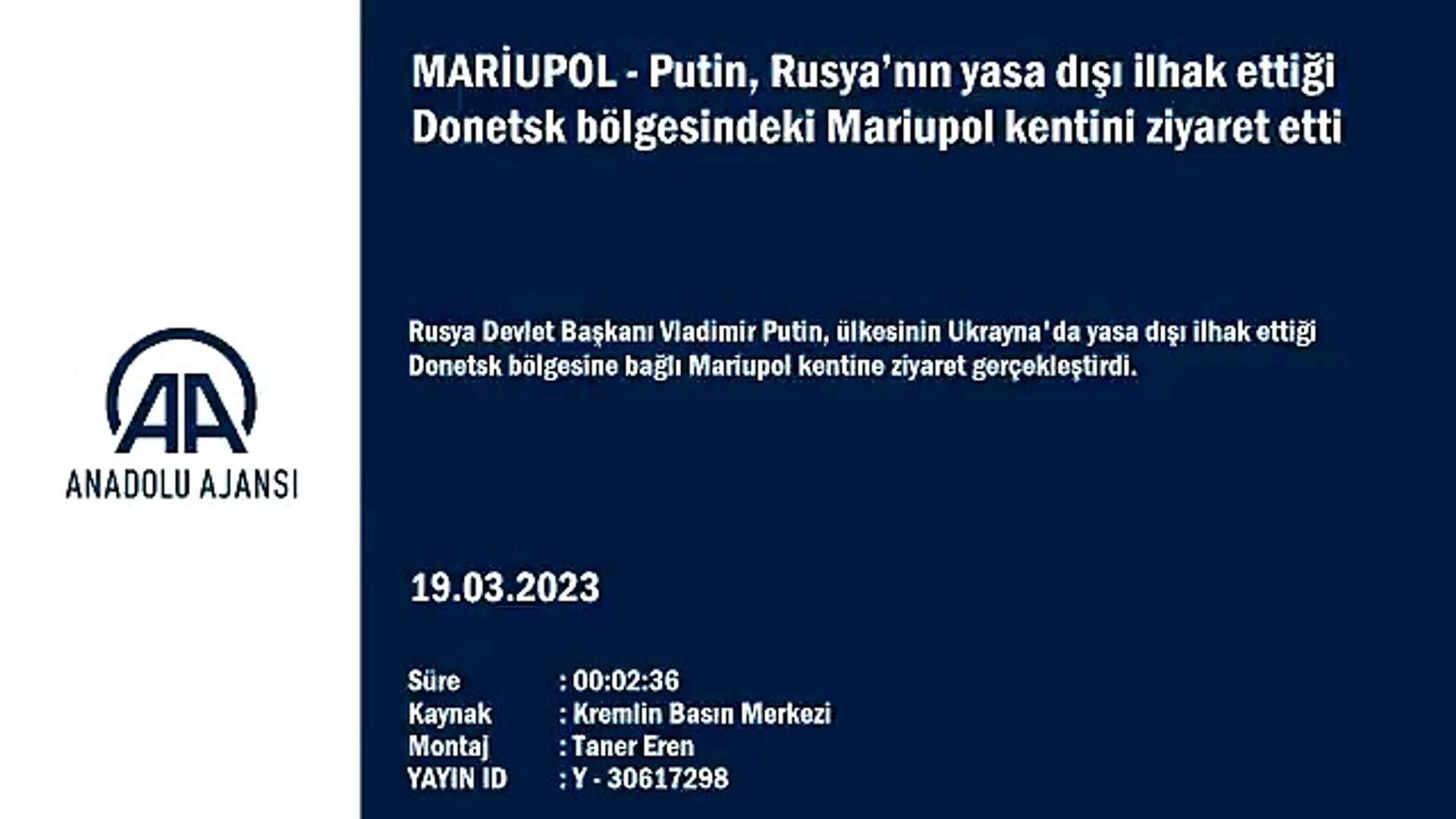 Putin otomobille Ukrayna sokaklarında gezdi