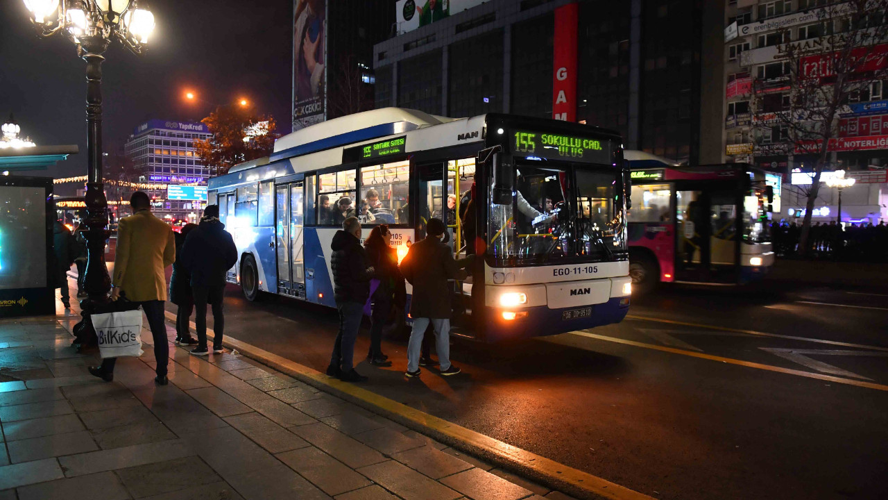 Ankara'da 24 saat ulaşım Ramazan'da da devam edecek