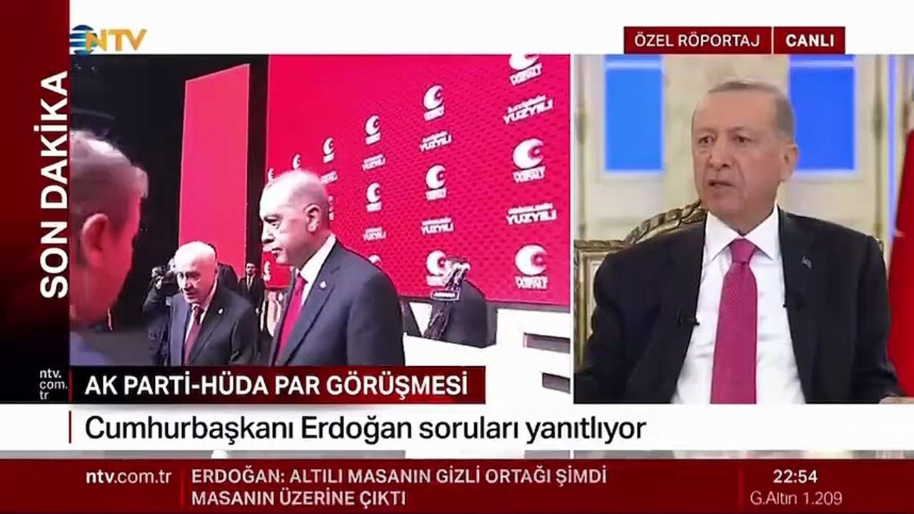Erdoğan: ''HÜDAPAR yerli ve milli''