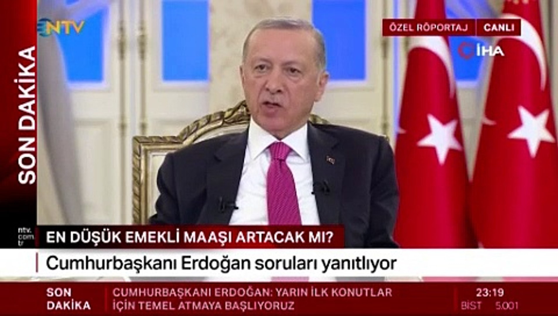 Erdoğan açıkladı: En düşük emekli maaşı 7.500 TL oldu!