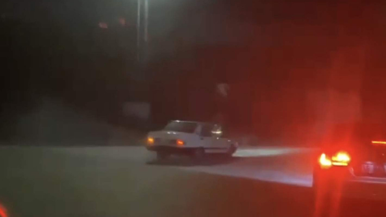 ''Driftçi'' yüzsüz trafik magandasından pes dedirten savunma