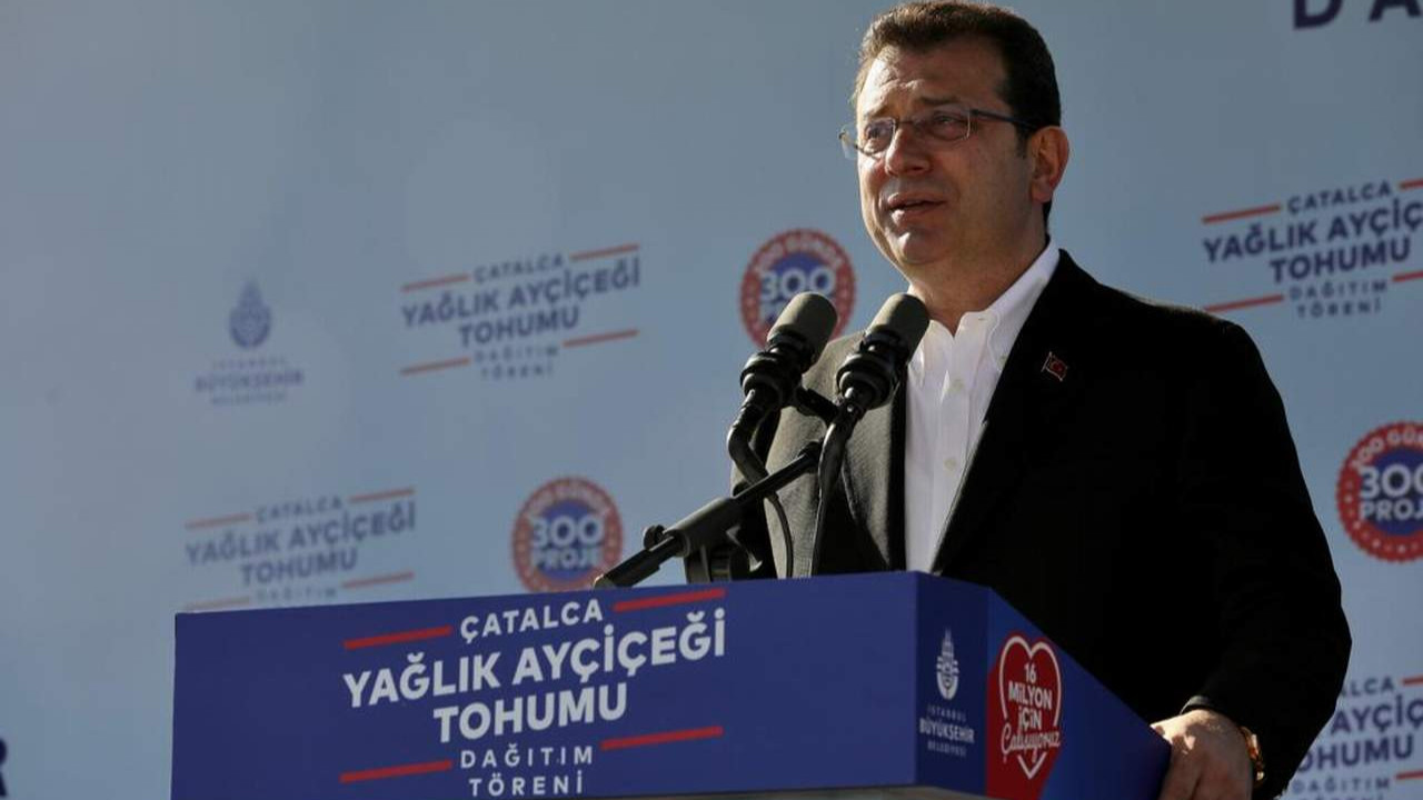 İmamoğlu: ''21 yıldır görevinin başında olup hala ''cek, cak'' diyenleri dinlemeyin''