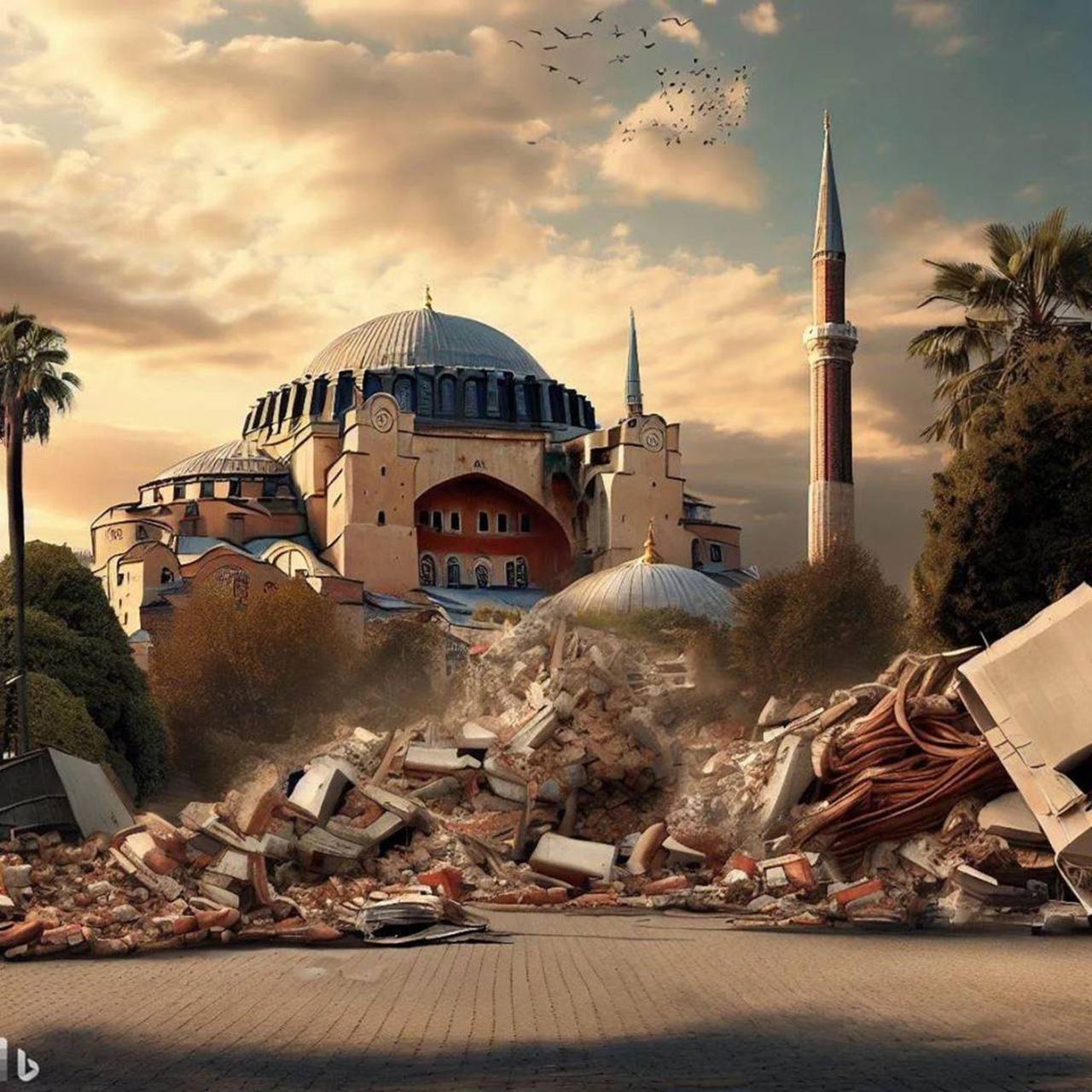 Yapay zeka, deprem sonrası İstanbul'daki yıkımı bu fotoğraflarla tahmin etti - Resim: 1