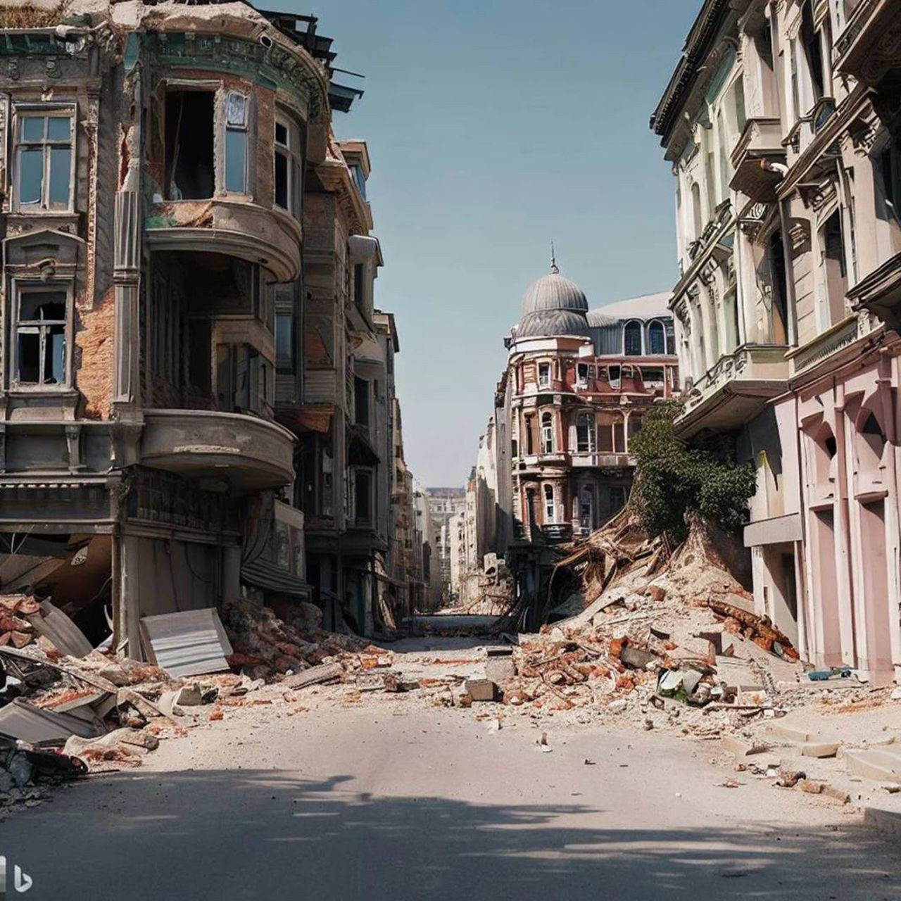 Yapay zeka, deprem sonrası İstanbul'daki yıkımı bu fotoğraflarla tahmin etti - Resim: 3