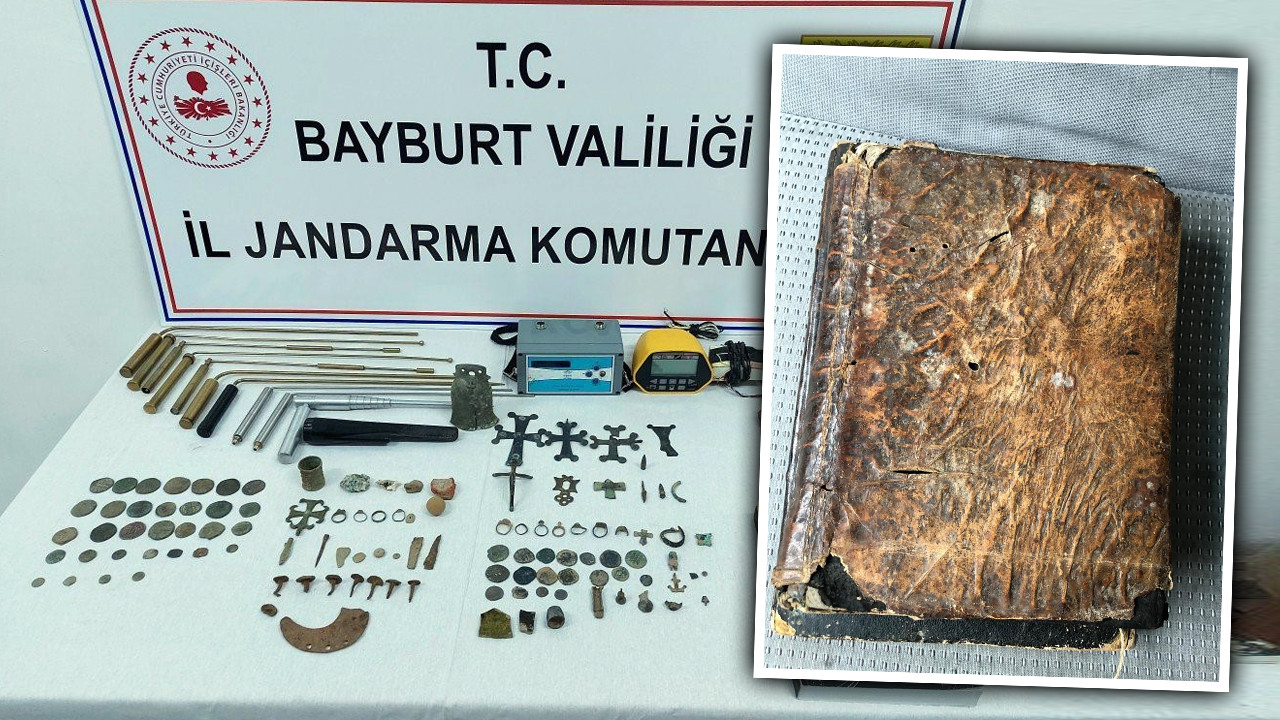 Dev tarihi eser operasyonu: Define tılsımı ele geçirildi