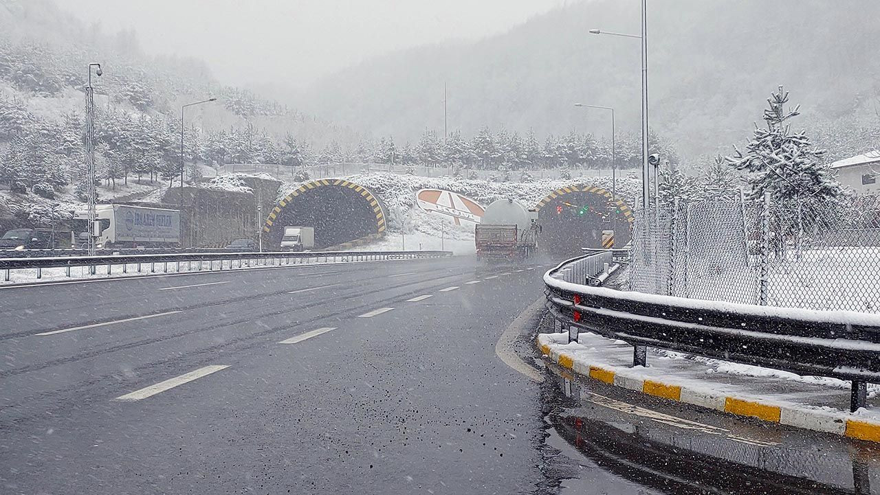 Bolu Dağı beyaza büründü