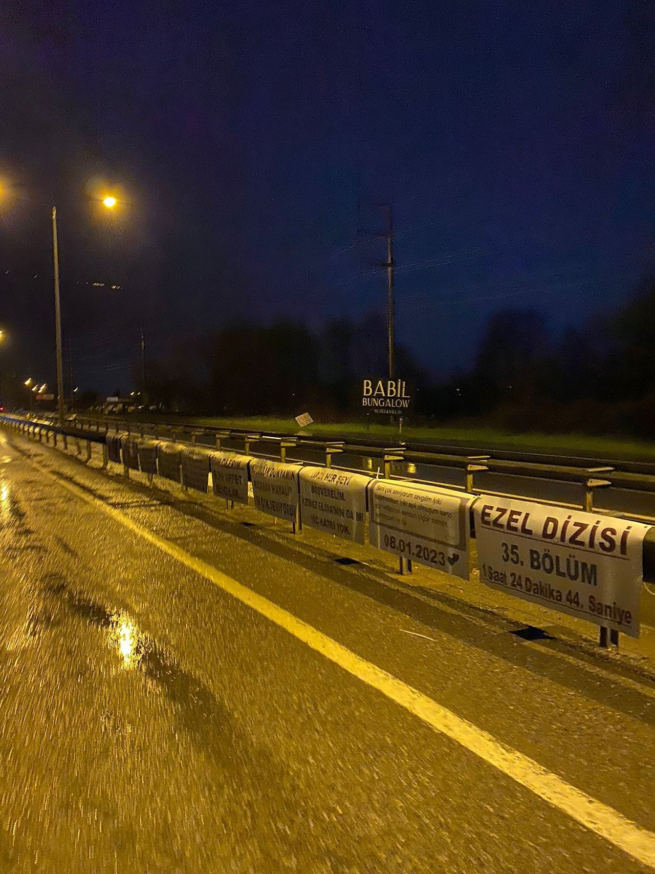 Yol kenarındaki afişleri gören dönüp bir kez daha baktı - Resim: 2