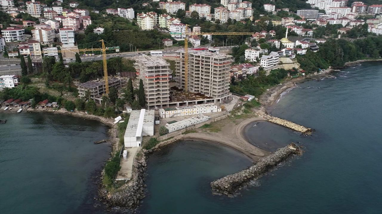 Ordu'da yıkılan gökdelenlerin arazisi halka açıldı