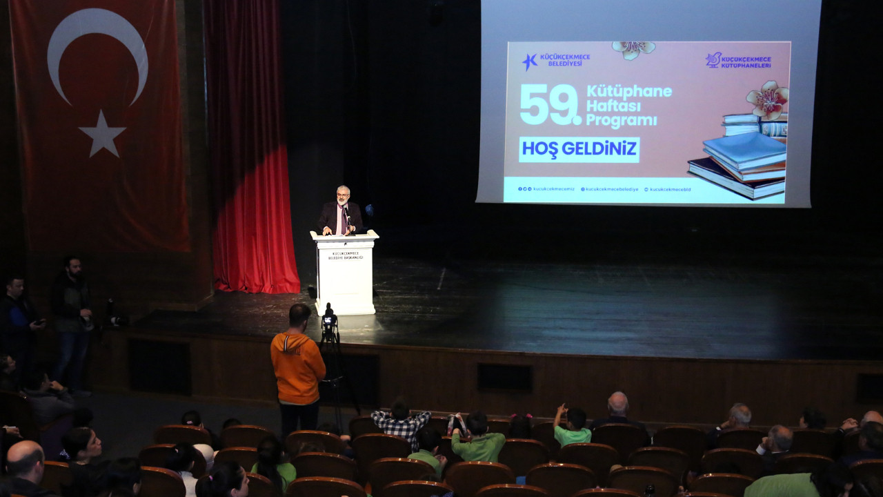 Küçükçekmece'de 59. Kütüphane Haftası kutlanıyor