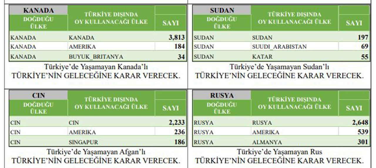 Türkiye’de hiç yaşamamış ama oy kullanacak seçmen sayısı açıklandı - Resim: 2