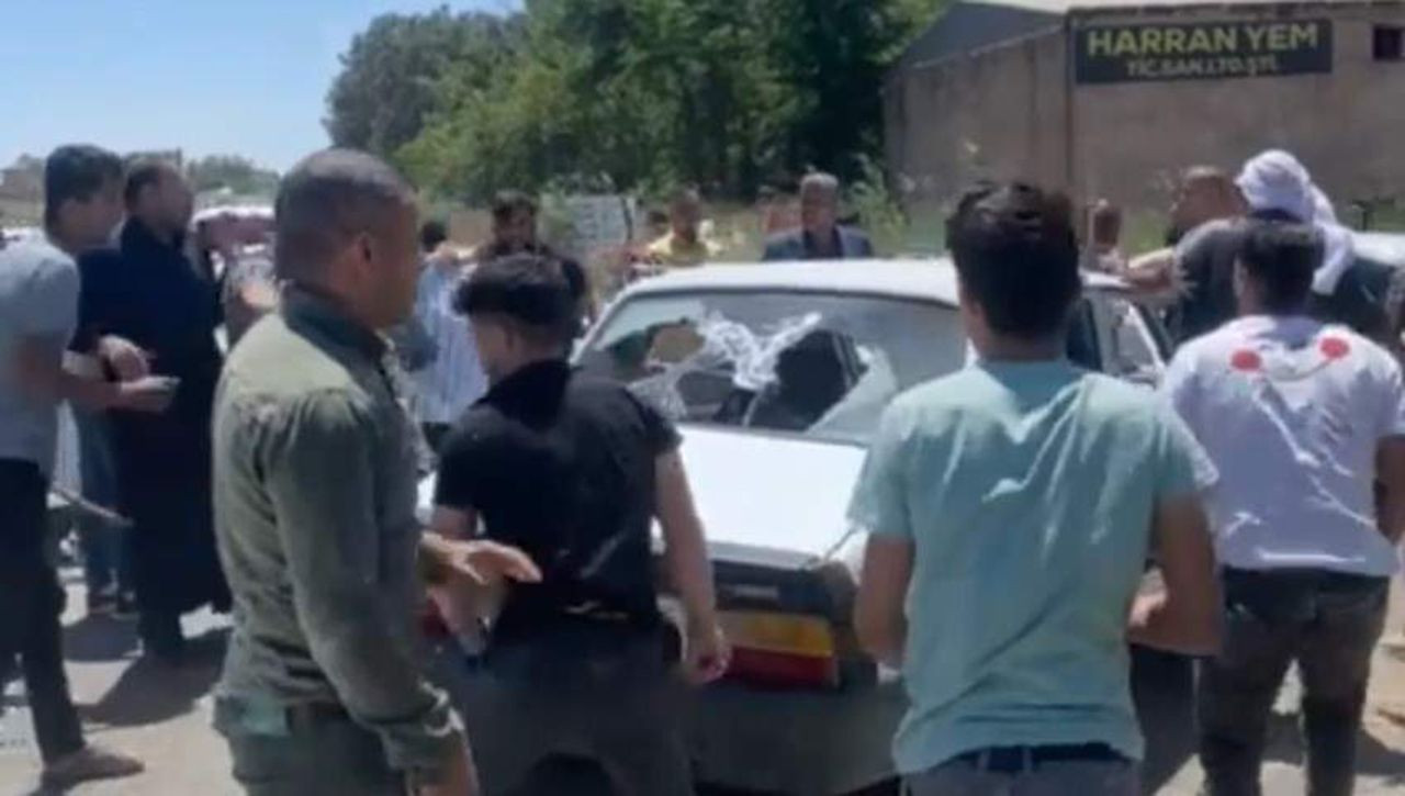 Şanlıurfa'da seçim kavgası kamerada