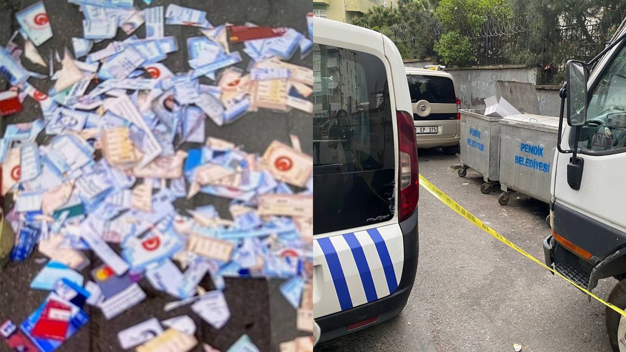 İstanbul'da çöpe bulunan yırtık kimlerin sırrı çözüldü