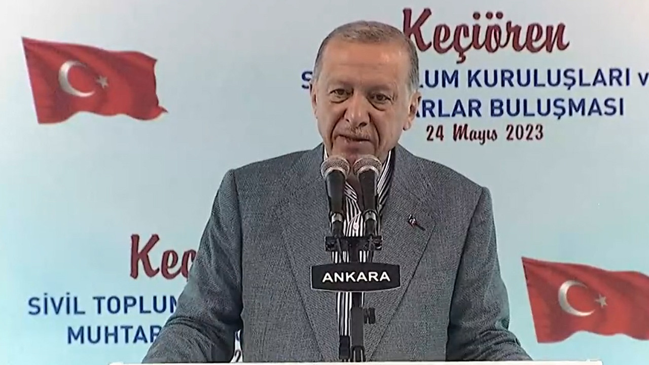 Erdoğan: Toplamı 1 puan eden partiler ondan 40 milletvekili aldılar