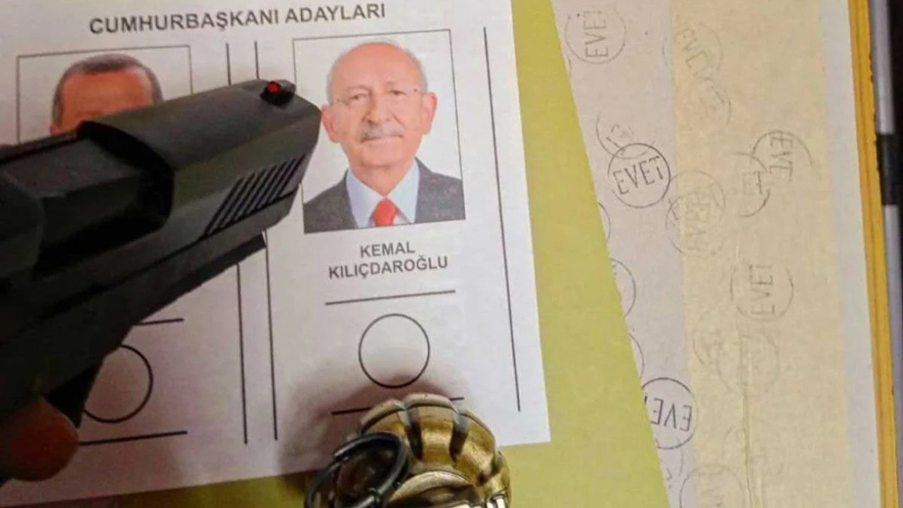 Oy kabinine silahla girdi; Kılıçdaroğlu'nu tehdit etti