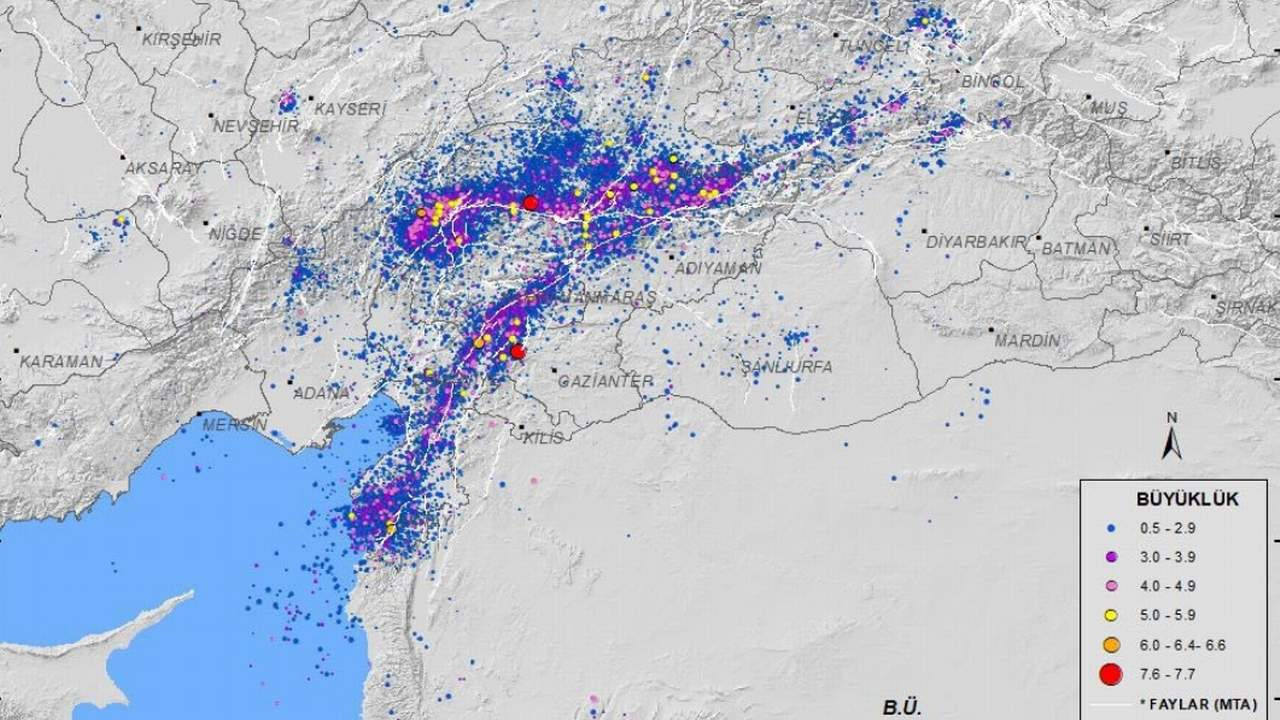 Kandilli açıkladı; bir haftada 855 deprem