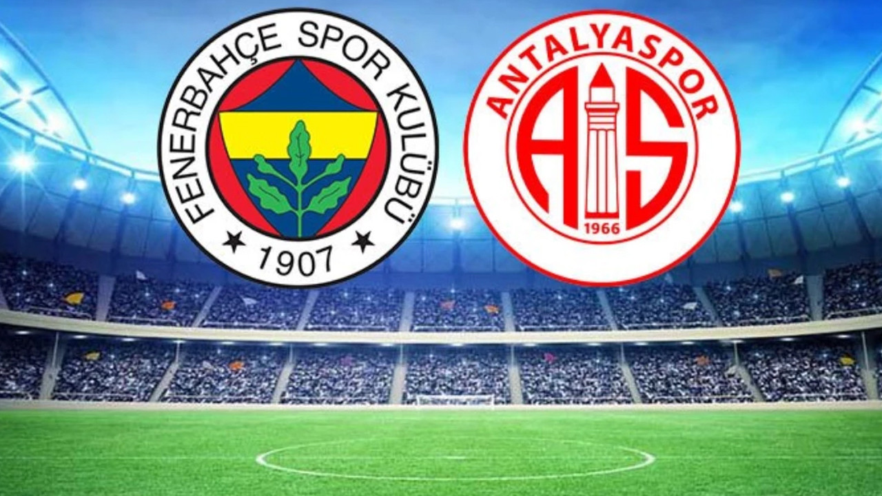 Mutlak galibiyet lazım: Fenerbahçe-Antalyaspor maçında ilk 11'ler belli oldu
