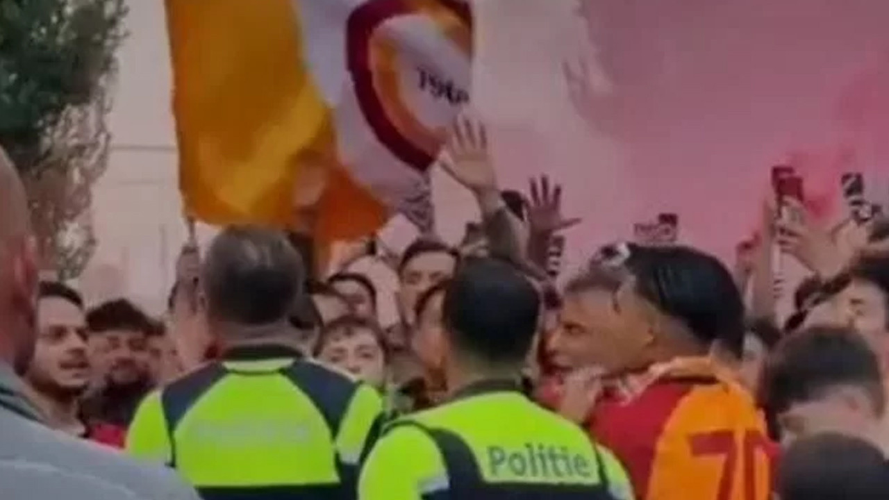 Galatasaray taraftarı, Belçika polisine üçlü çektirdi