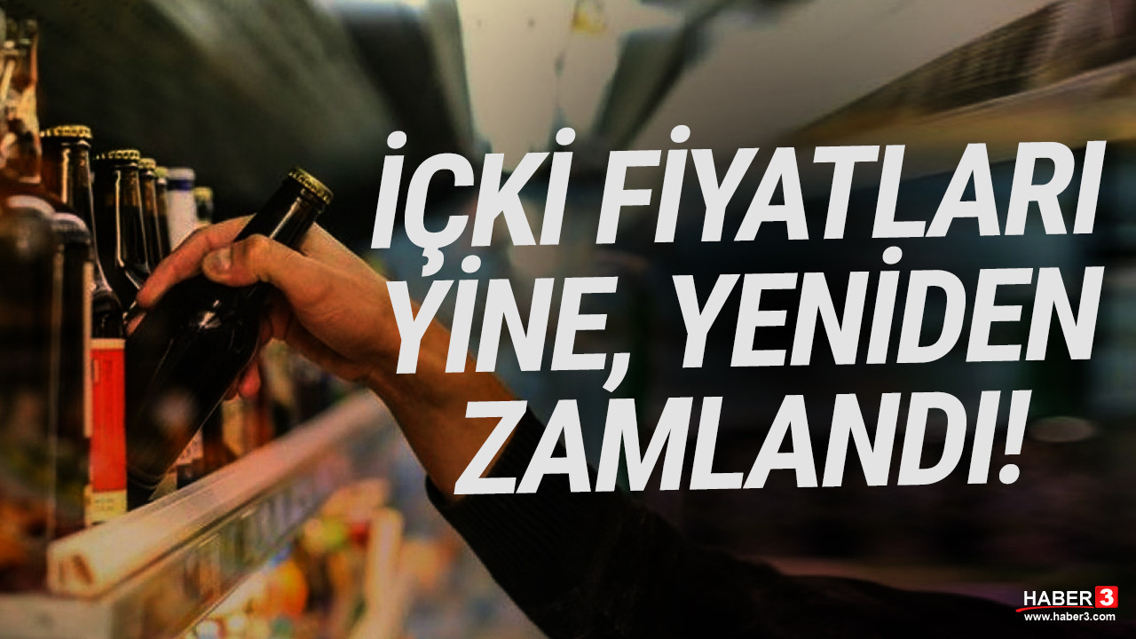 Alkole yeni zam! Önce rakı şimdi de o ikisi...