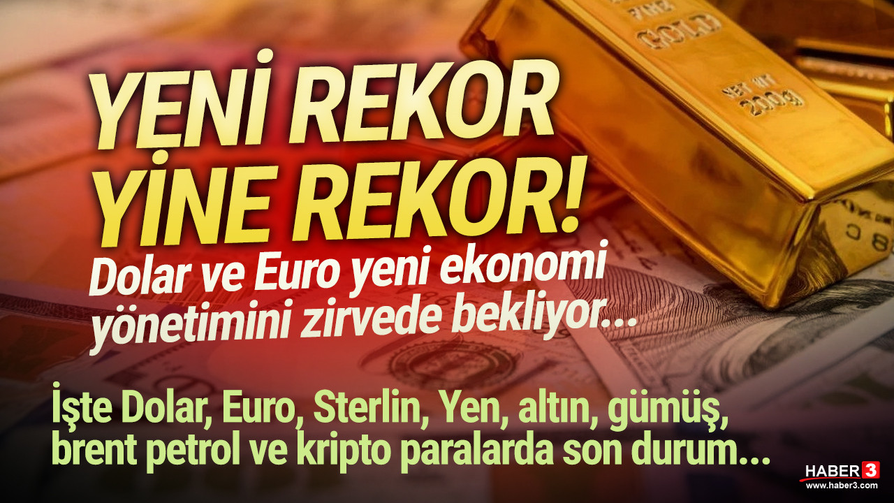 Dolar, Euro ve altından zirve üstüne zirve