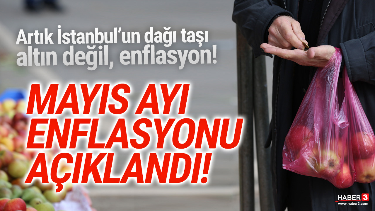 Mayıs enflasyonu açıklandı: Artık dağı taşı enflasyon!