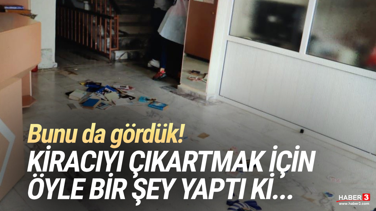 Ev sahibinden kiracıya kimyasal saldırı