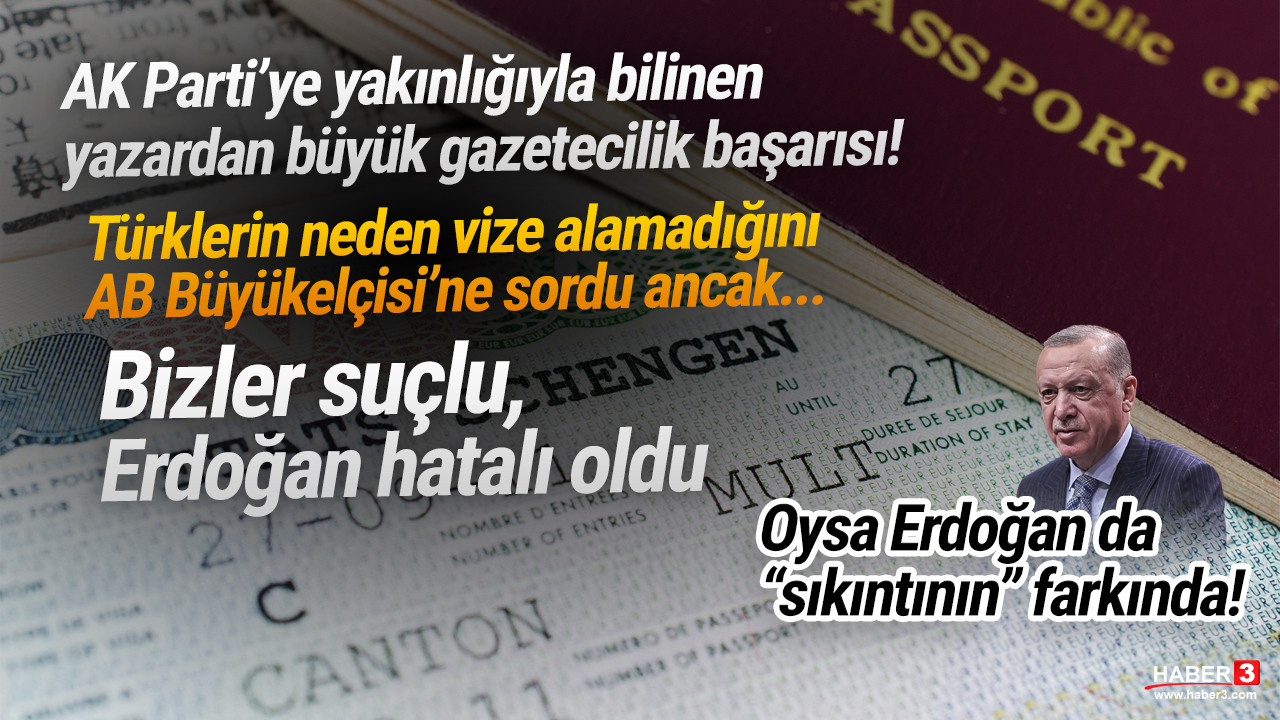 Türklerin vize başvuruları neden reddediliyor ? AB Büyükelçisi açıkladı