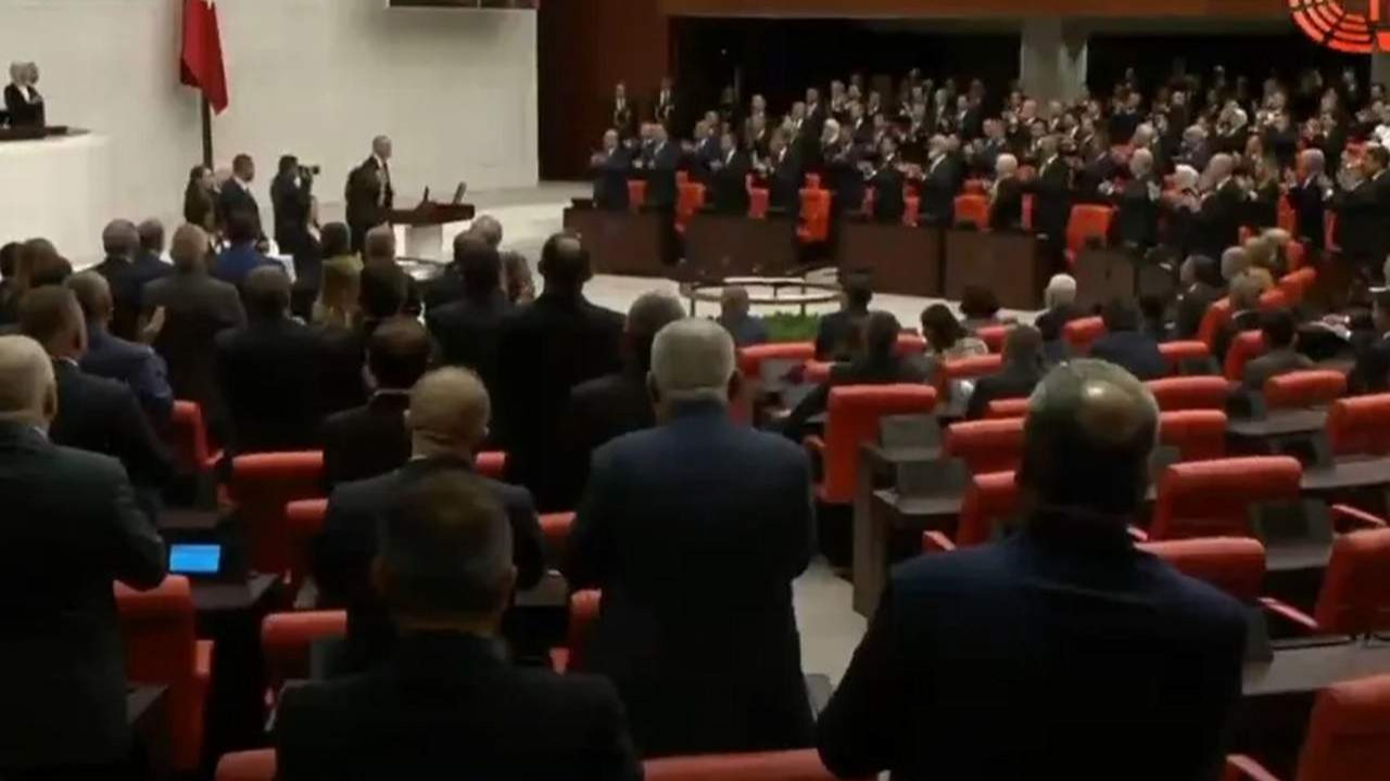 Yemin töreninde Erdoğan'a protesto
