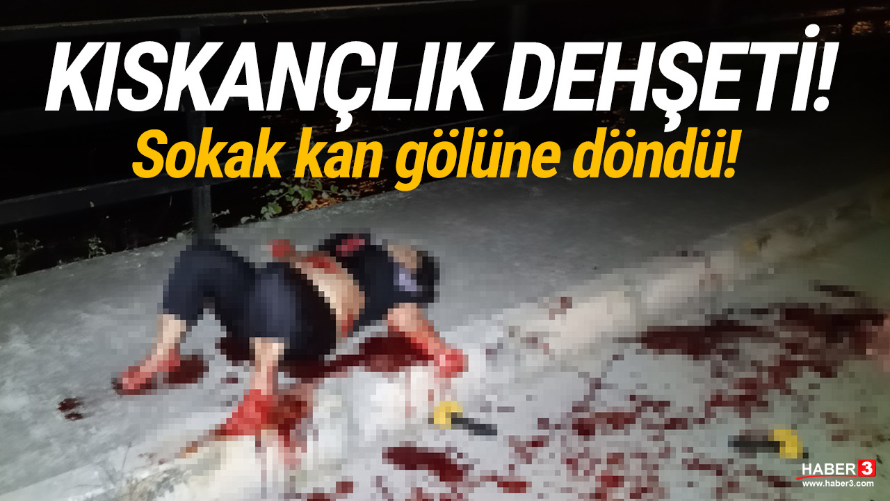 Kıskandığı kadını sokak ortasında defalarca bıçakladı
