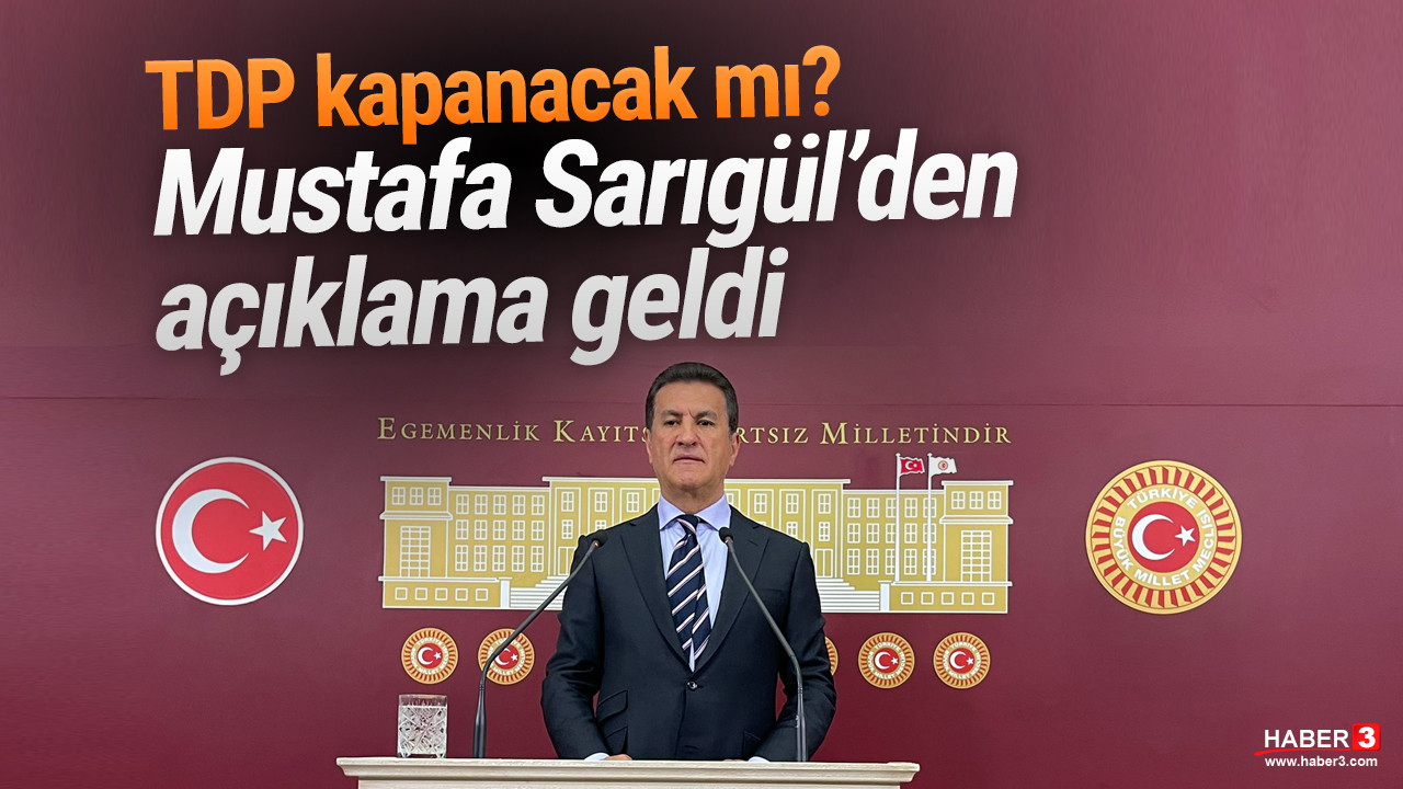 Sarıgül: ''Türkiye Değişim Partisi’nin kapatılması gündemimizde yok''