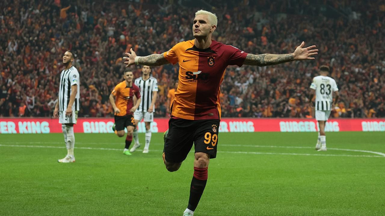 Icardi attı, Wanda Nara coştu! Galatasaray yönetiminin de taraftarının da dudakları uçukladı
