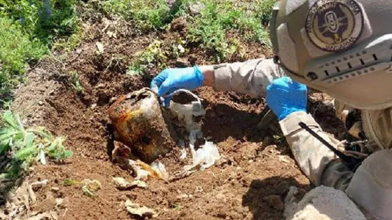 Terör örgütünün el yapımı paylatıcı düzeneği imha edildi