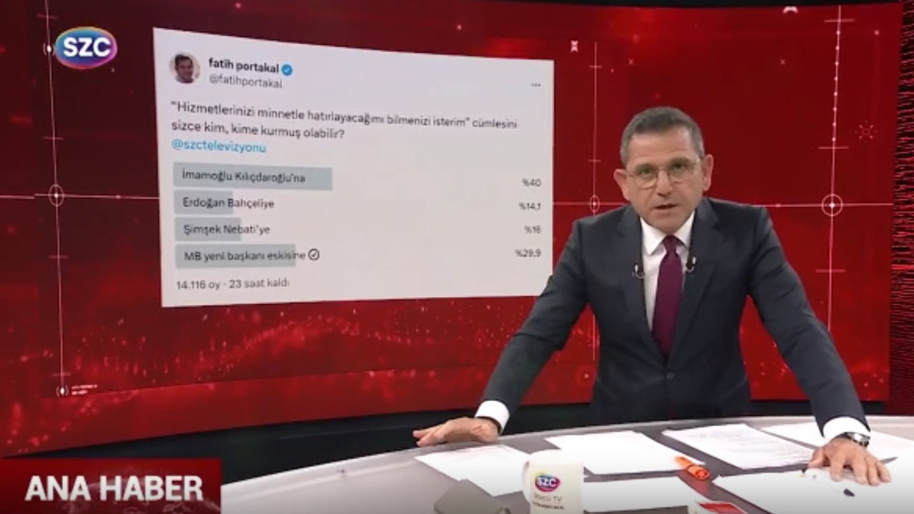 Fatih Portakal'dan canlı yayına damgasını vuran sözler