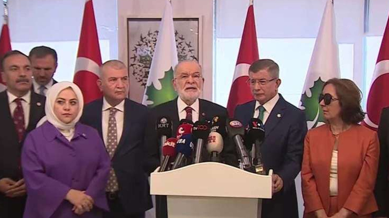 Gelecek ve Saadet Partisi'nden ortak grup kararı
