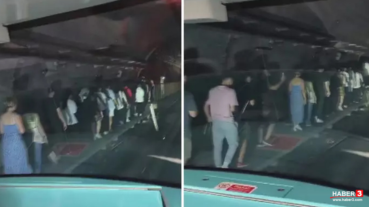 Metroda korkutan arıza: Yolcular tahliye edildi