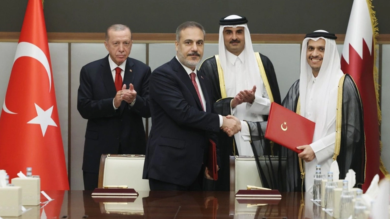 Türkiye ile Katar arasında ortak bildiri imzalandı