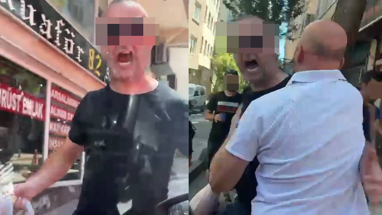 Trafik magandası genç kadına kabusu yaşattı