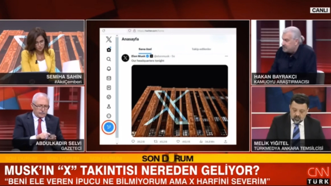 Türkiye'nin sorunlarını bitiren CNN Türk'te saç baş yolduran canlı yayın