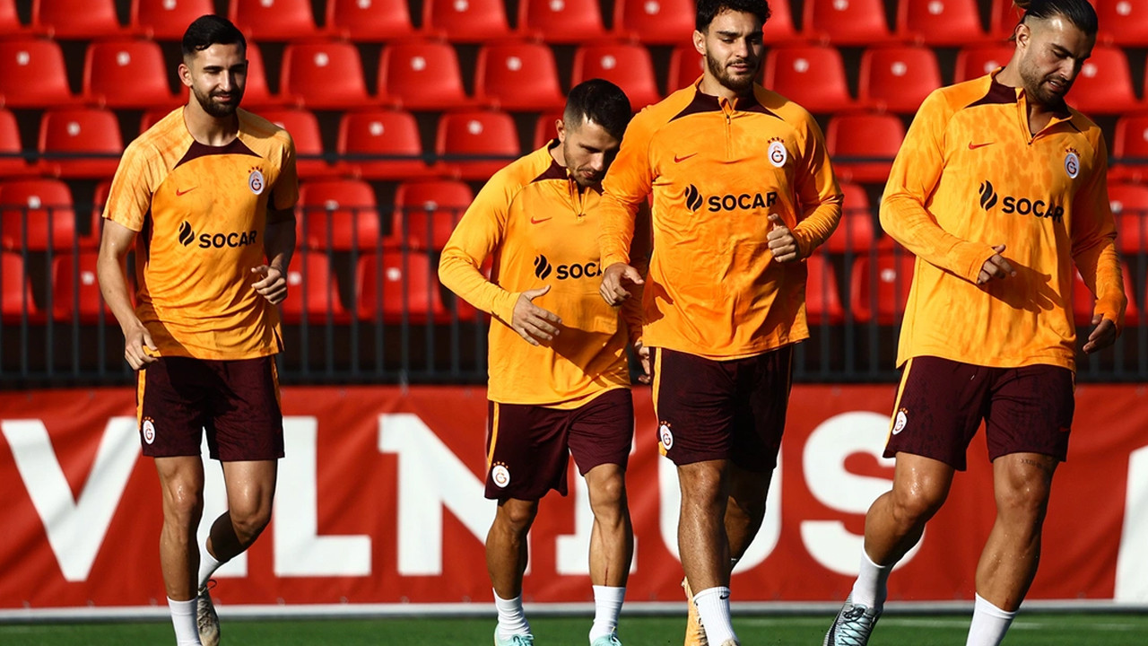 Galatasaray'ın Zalgiris maçı ilk 11'i belli oldu