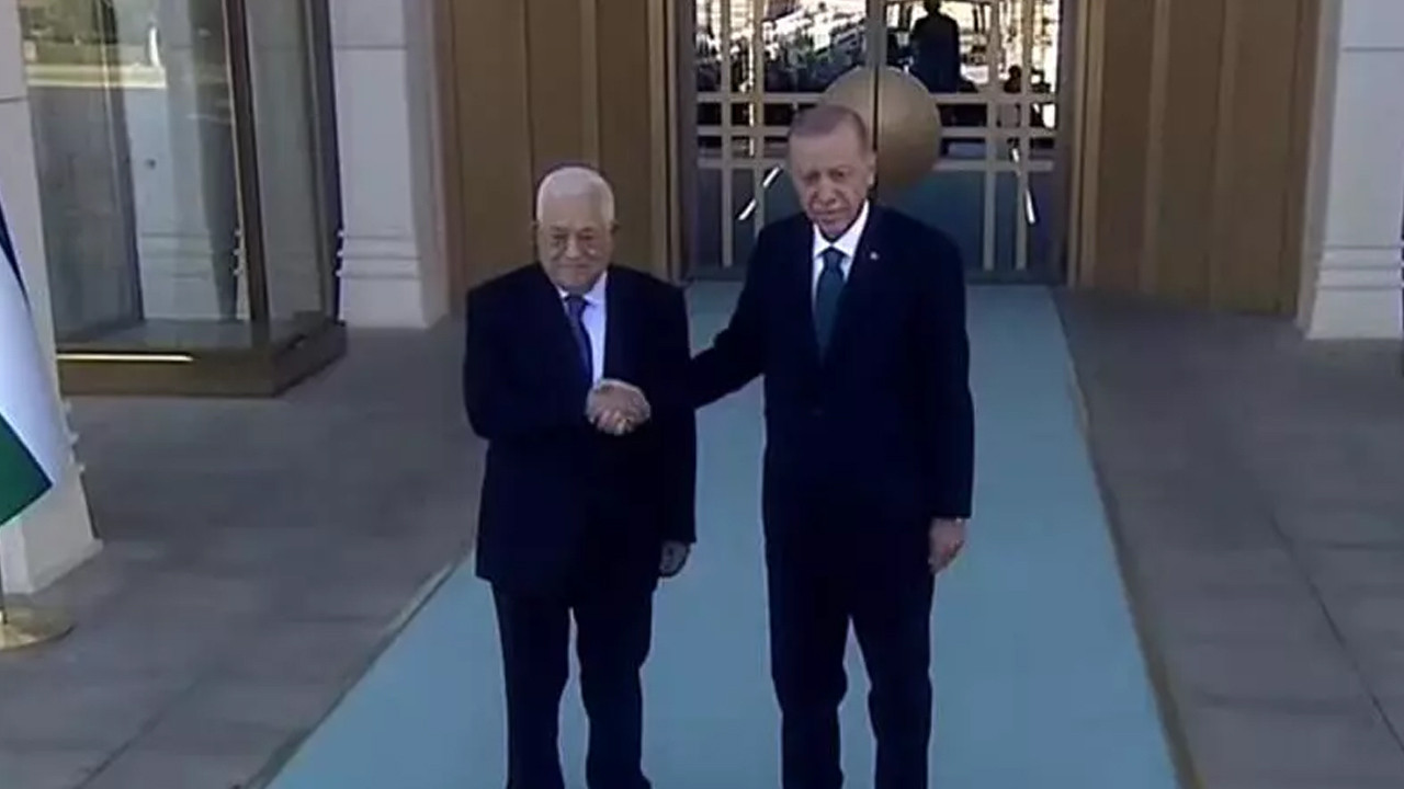 Filistin Devlet Başkanı Ankara'da