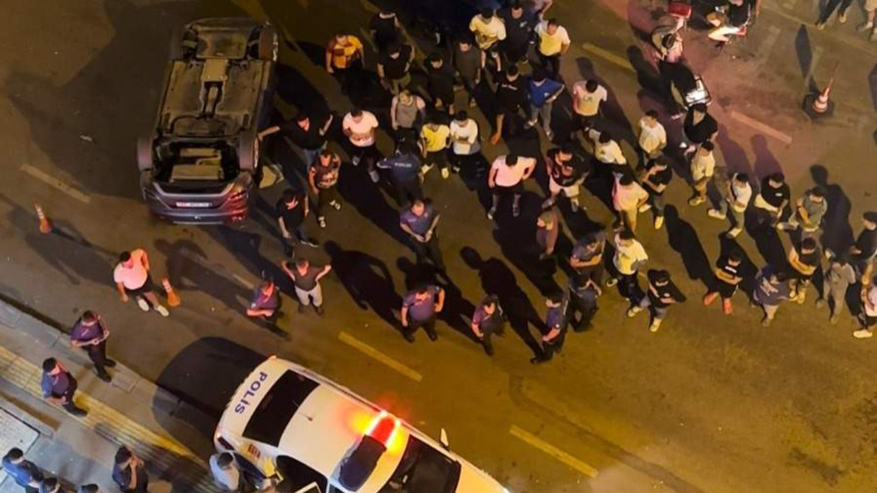 İstanbul'da kaza sonrası ortalık savaş alanına döndü