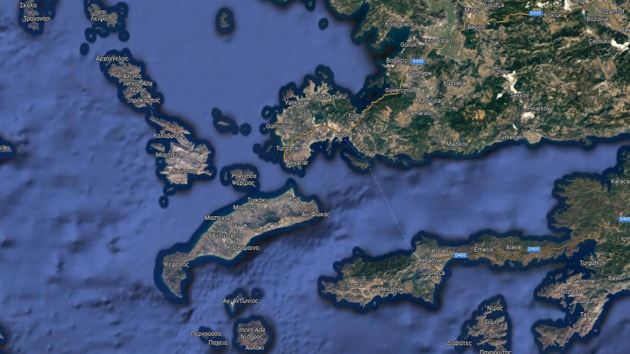 Bodrum'dan yüzerek Yunanistan'a geçerken yakalandılar