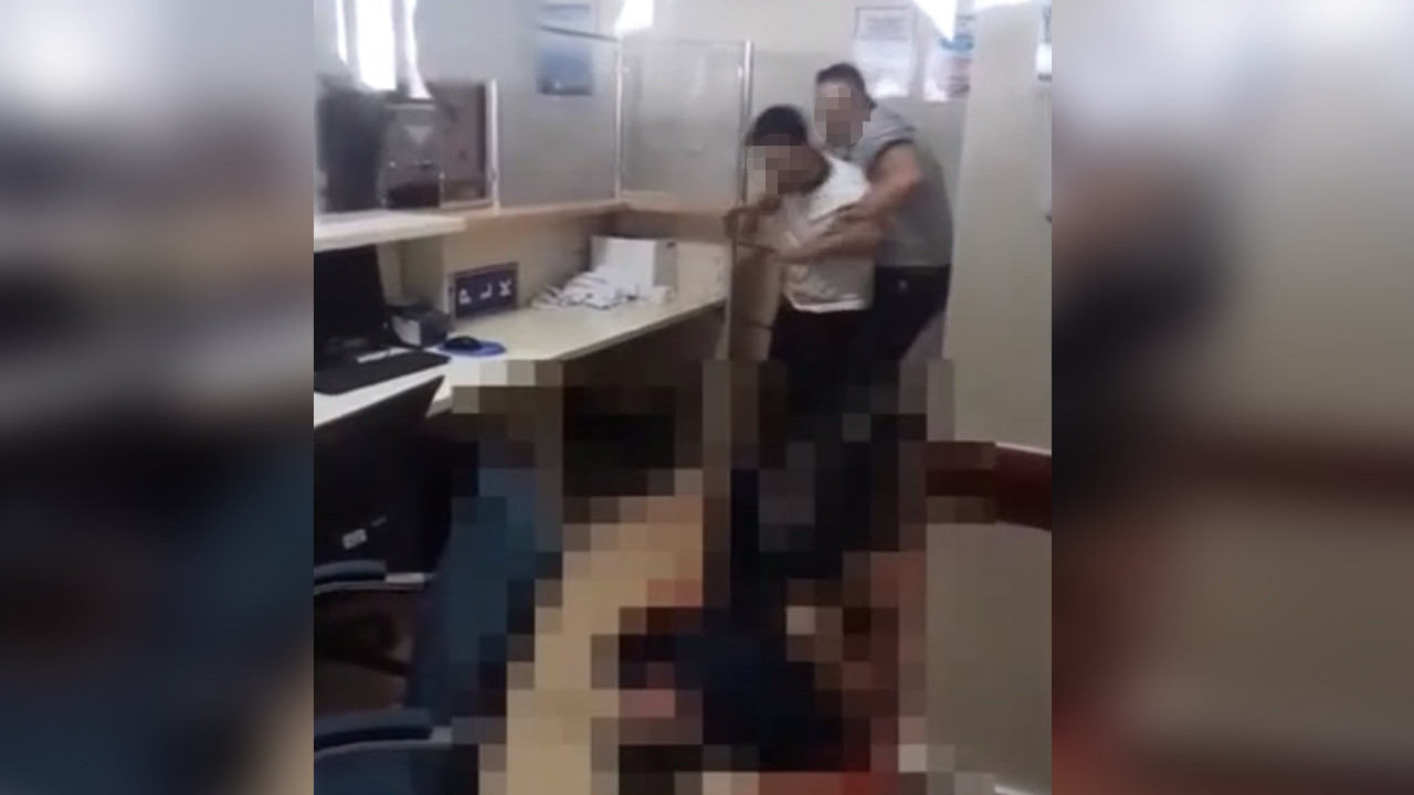 Eşinin çalıştığı hastanede dehşet saçtı!