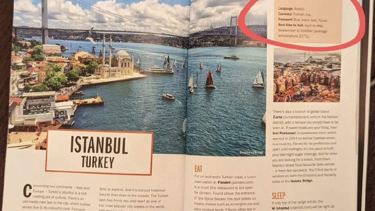 Skandal! Türkiye'nin resmi dilinin Arapça olduğunu yazdılar