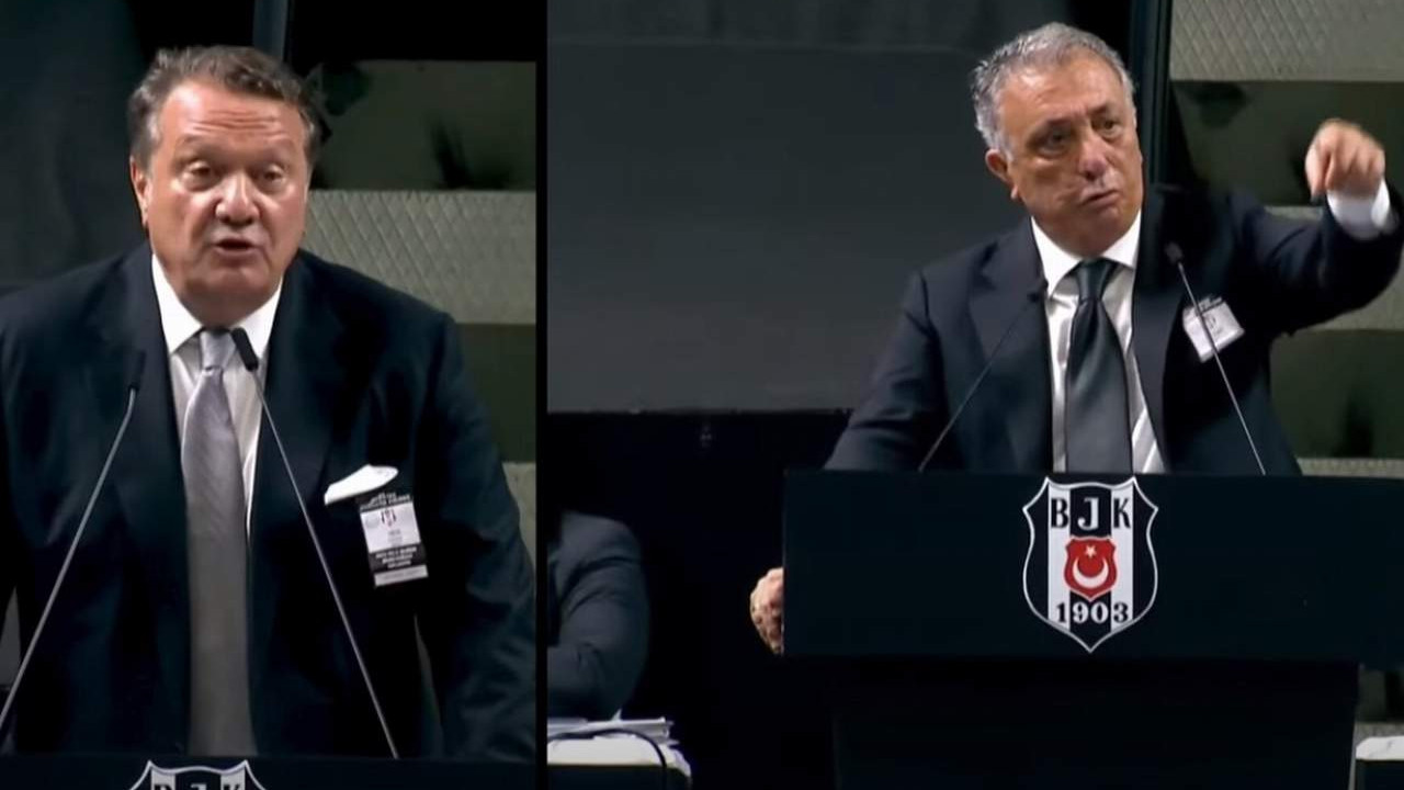 Beşiktaş'ta Başkan Ahmet Nur Çebi ile Hasan Arat birbirine girdi