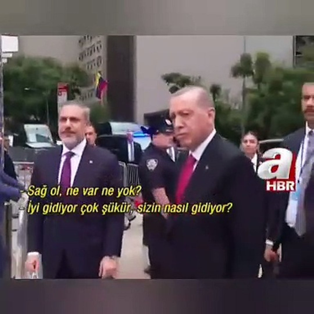 Erdoğan'dan aHaber muhabirine: ''Naber kız ?''