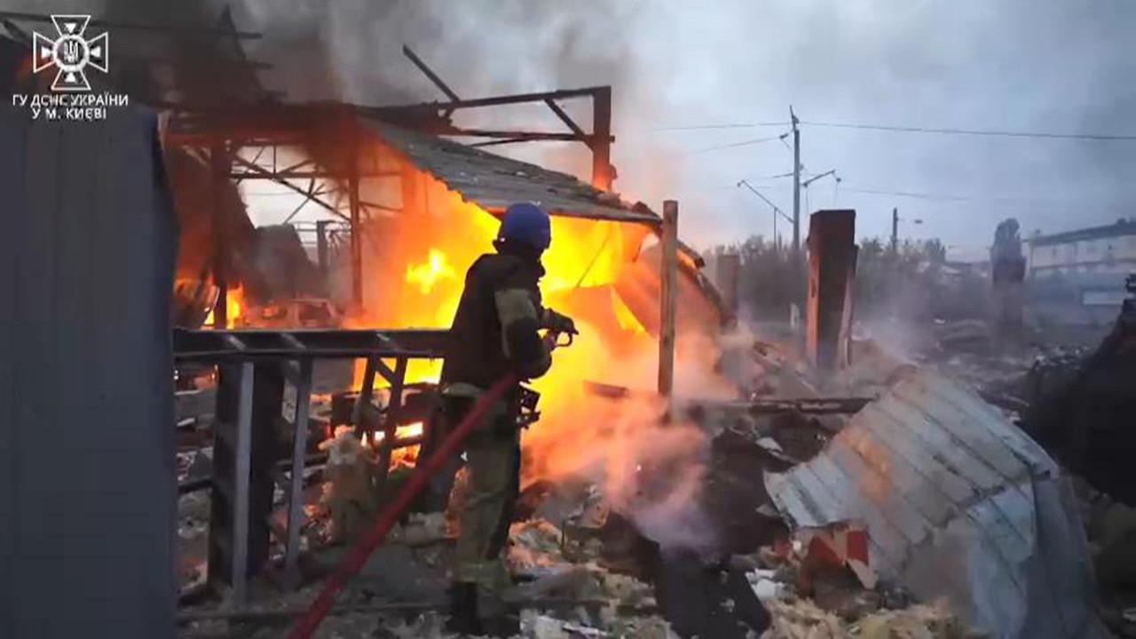 Rusya'dan Kiev'e bombalı saldırı: Yaralılar var