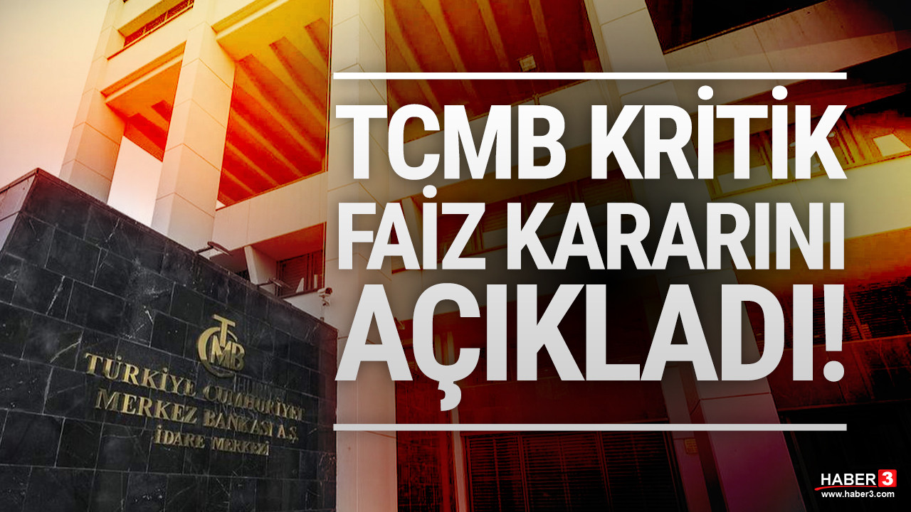 TCMB'nin faiz kararı açıklandı